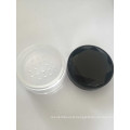 Empty loose powder container with brush